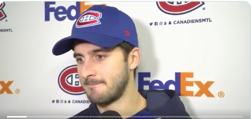 Phil Danault s'est TROMPÉ de MOT!!!!