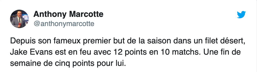 Pourquoi ne pas rappeler un joueur, qui a peut-être un avenir...