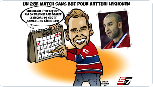 RDS a NIAISÉ Artturi Lehkonen avant le match...