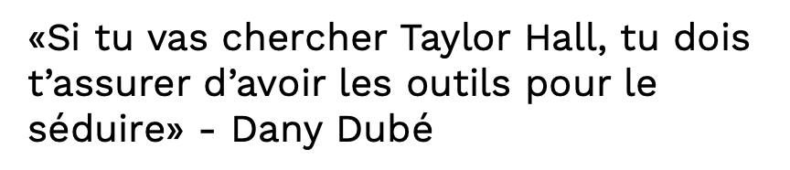 Taylor Hall au Colorado ou en Arizona..