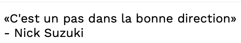 Un POINT EN ARRIÈRE pour Lafrenière..