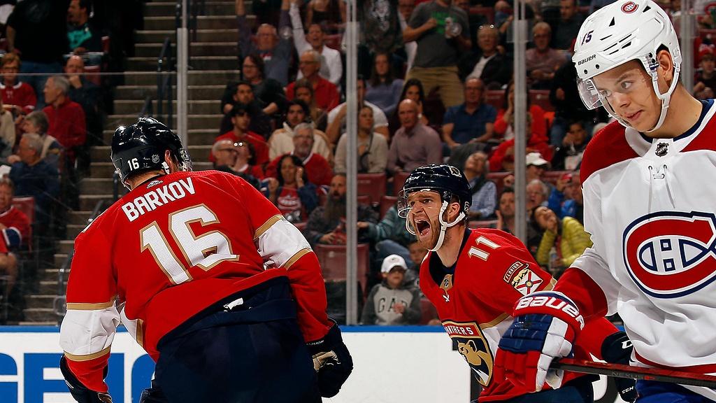 Barkov vs KK...OUCH...