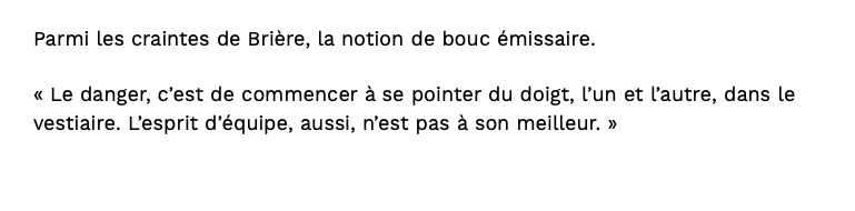 Ça SENT LA ZIZANIE dans le VESTIAIRE du CH....