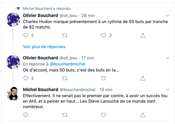 Charles Hudon.. Le STEVE LAROUCHE 2.0...