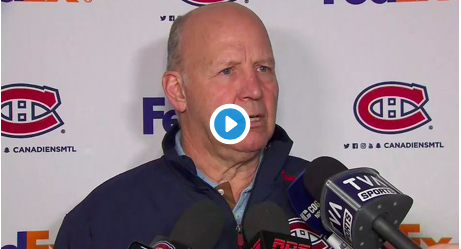 Claude Julien nous avoue...Qu'il a passé la SOIRÉE SUL'A BOL....