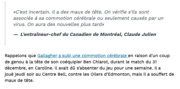 Claude Julien nous prend vraiment pour des CONS....