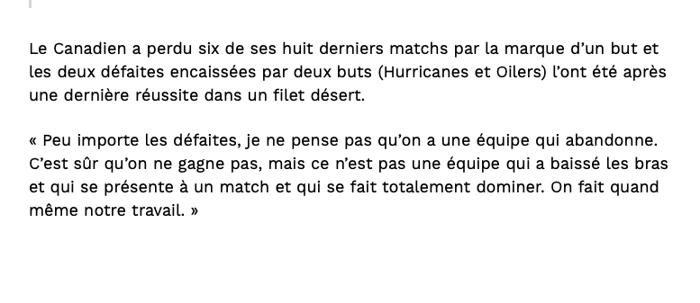 Claude Julien...Sait qu'il sera CONGÉDIÉ...