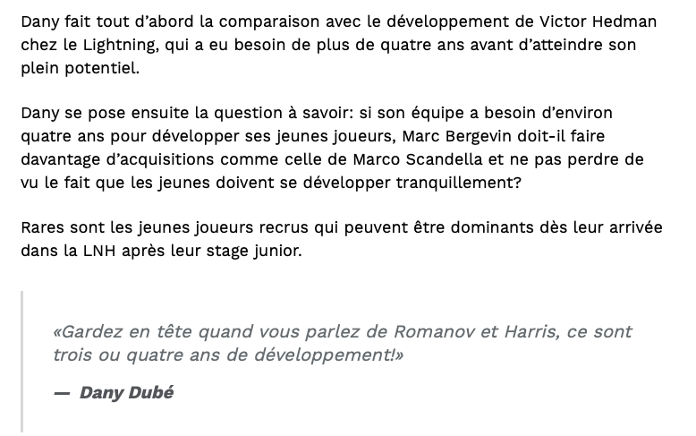 Dany Dubé rappelle les FEFANS à L'ORDRE...