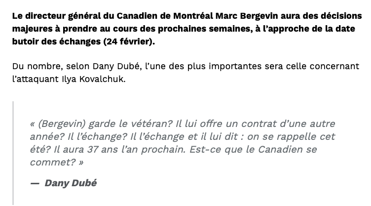 Dany Dubé sent que Max Domi sera ÉCHANGÉ...