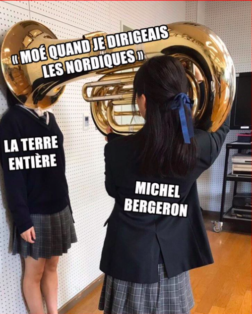 Faut vraiment dire à Michel Bergeron...qu'on s'en CAL....