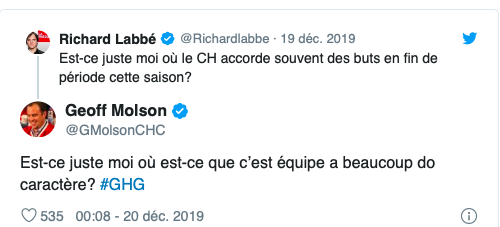 Geoff Molson pensait avoir HUMILIÉ Richard Labbé..