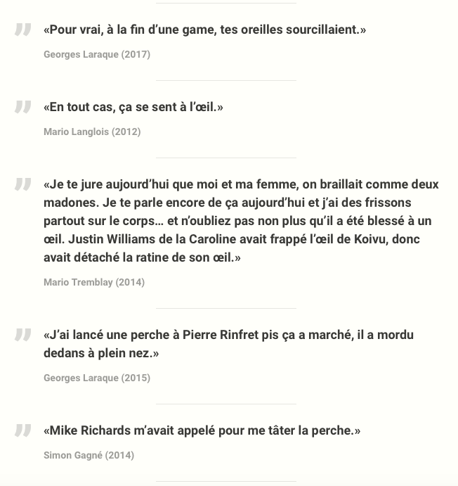 HAHA!!! Les CITATIONS COLONES de l'ANNÉE....