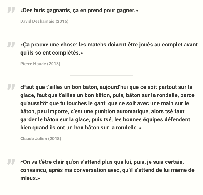 HAHA!!! Les CITATIONS COLONES de l'ANNÉE....