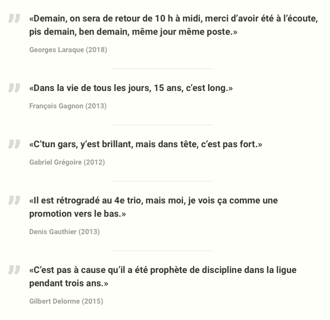 HAHA!!! Les CITATIONS COLONES de l'ANNÉE....