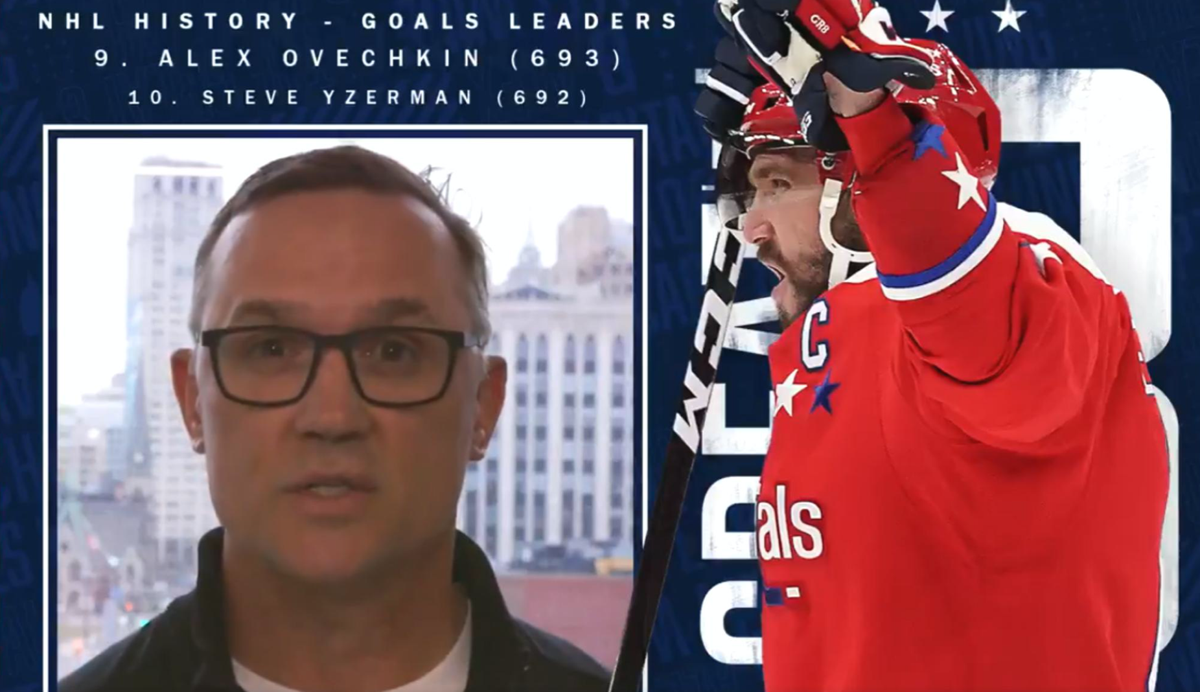 HAHA...Steve Yzerman veut être au PARTY !!!