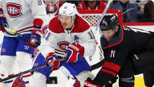 La BLESSURE de Brendan Gallagher...Rime avec Alexis Lafrenière..