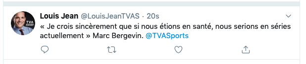 Marc Bergevin a OSÉ...utiliser l'EXCUSE...