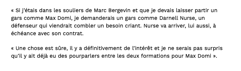 Max Domi à Edmonton?