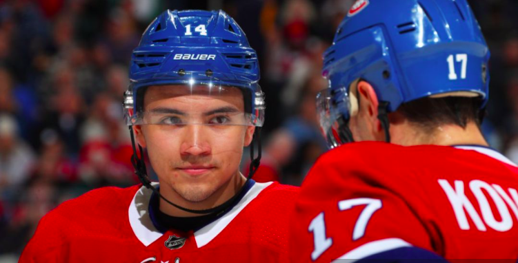 Nick Suzuki a mis Max Domi dans sa petite poche arrière....