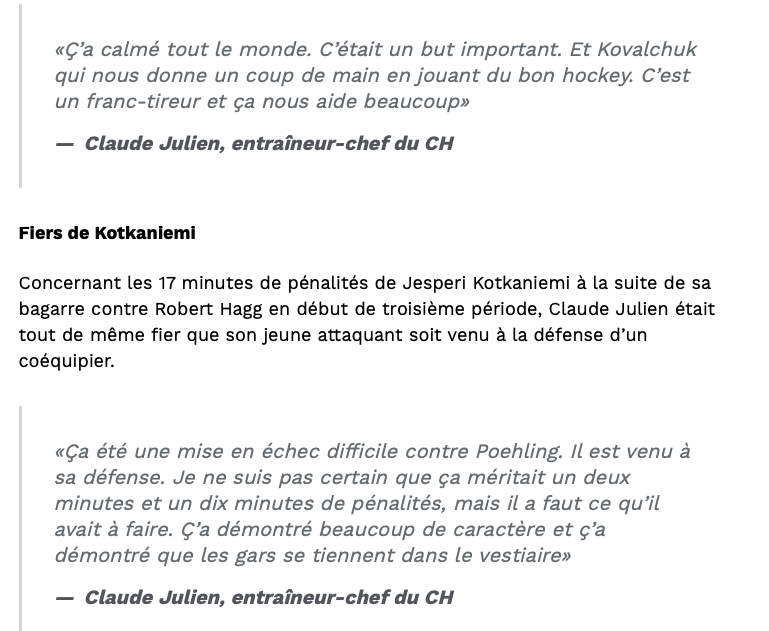 Pendant que Quinn Hughes a une saison DIGNE du NORRIS..