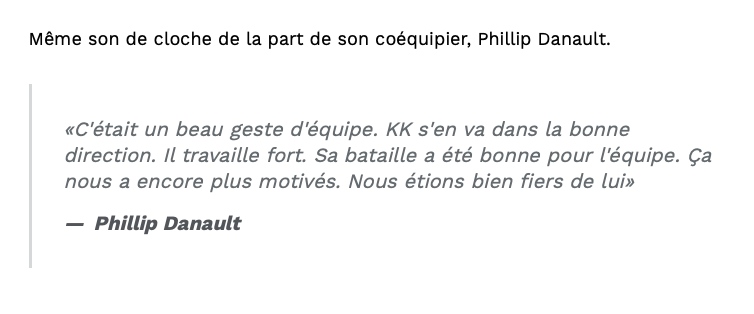 Pendant que Quinn Hughes a une saison DIGNE du NORRIS..