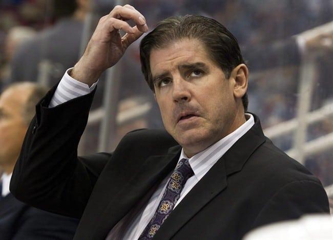 Peter Laviolette sur le bord...