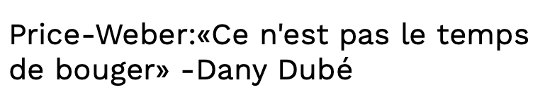 Renaud Lavoie a INFLUENCÉ Dany Dubé...