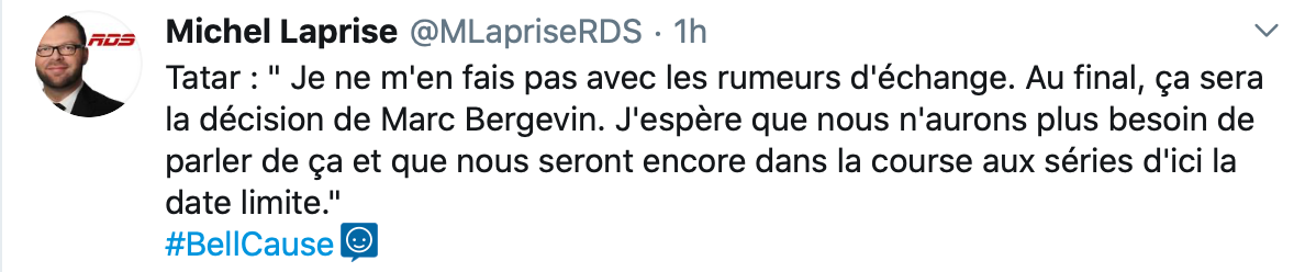 Tomas Tatar, dérangé par les rumeurs ?