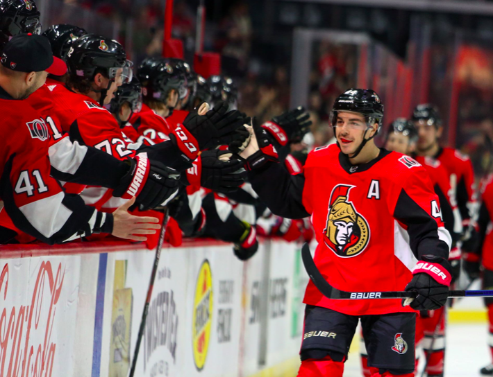 Une course à 2 pour Jean-Gabriel Pageau....