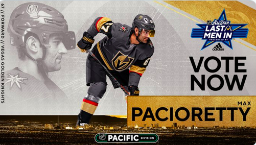 Vegas continue de MENDIER la place de Max Pacioretty...