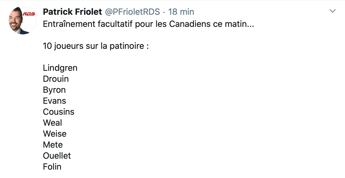 Après une difficile soirée de 0 en 6...