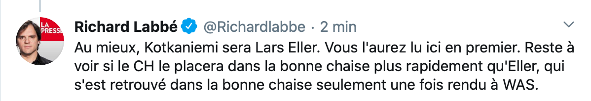 AYOYE...La BOMBE de Richard Labbé va mettre les FEFANS en CR...