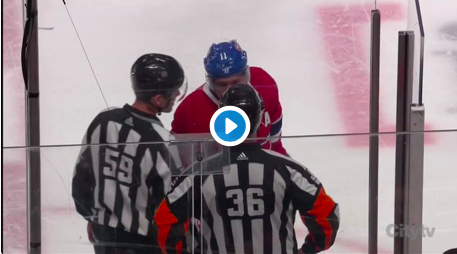 Brendan Gallagher affirme..Que l'arbitre lui a dit en PREMIER GO FU...yourself..