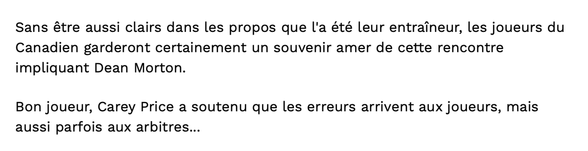 Ça va être parfait pour le petit sac à Bergevin...