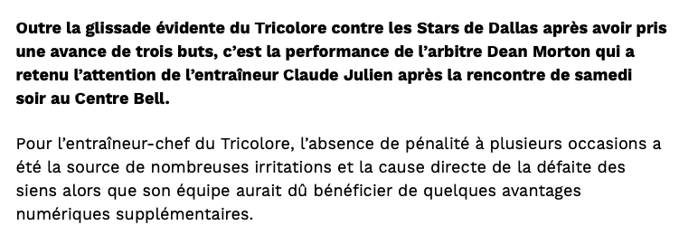 Carey Price a HUMILIÉ Claude Julien..