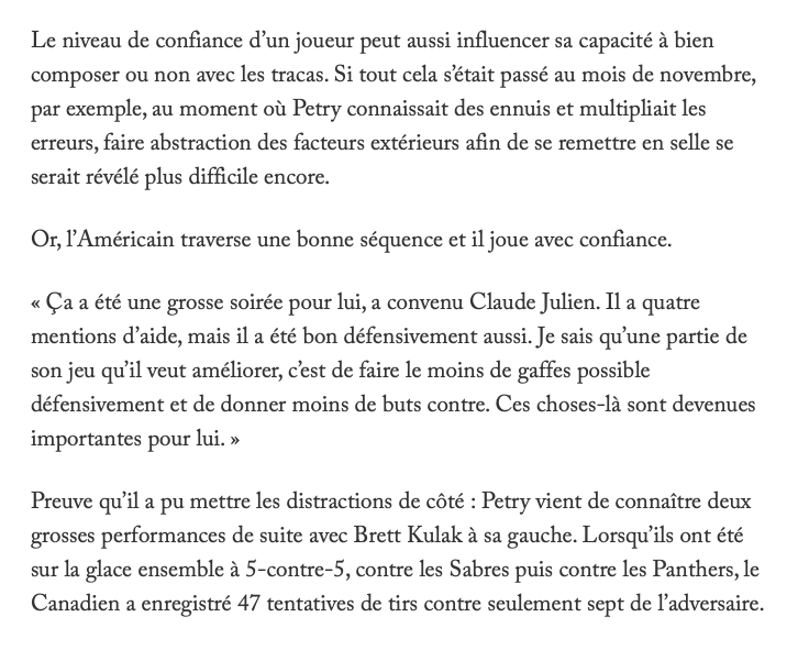 Deux enfants à l'HÔPITAL....Les rumeurs de transactions..,.la promesse de Marc Bergevin....