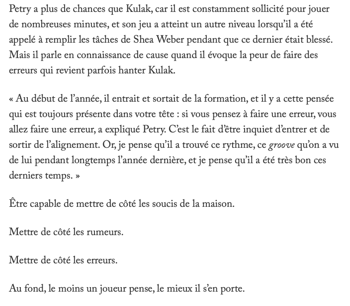 Deux enfants à l'HÔPITAL....Les rumeurs de transactions..,.la promesse de Marc Bergevin....