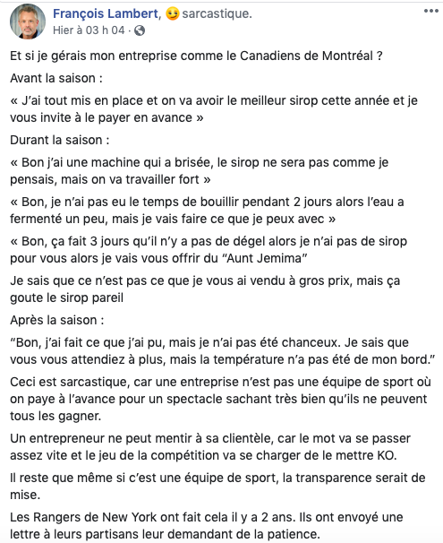 Geoff Molson et Marc Bergevin HUMILIÉS...par François Lambert!!!