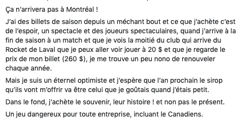 Geoff Molson et Marc Bergevin HUMILIÉS...par François Lambert!!!