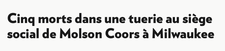 Geoff Molson n'a toujours pas réagi..à la TUERIE...