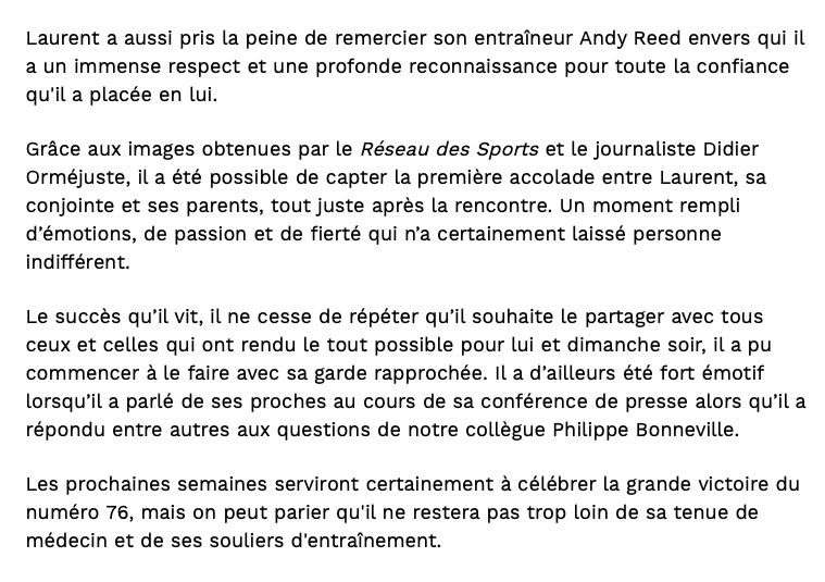 Heureusement que Laurent Duvernay-Tardif n'est pas MARIÉ ou n'a pas d'enfant...