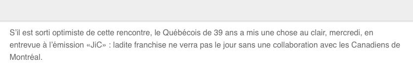 Jean-Charles Lajoie et Renaud Lavoie...nés pour un PETIT PAIN...