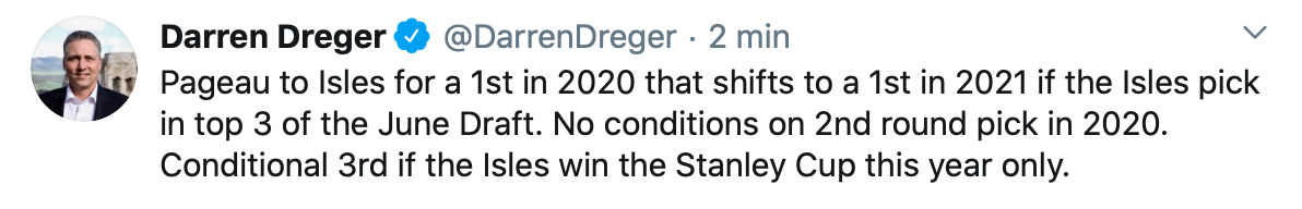 Jean-Gabriel Pageau échangé !!!