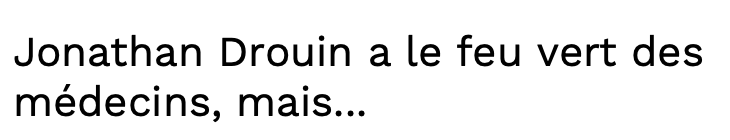 Jonathan Drouin TRAITÉ de PEUREUX par Mario Tremblay...