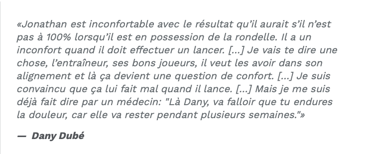 Jonathan Drouin TRAITÉ de PEUREUX par Mario Tremblay...