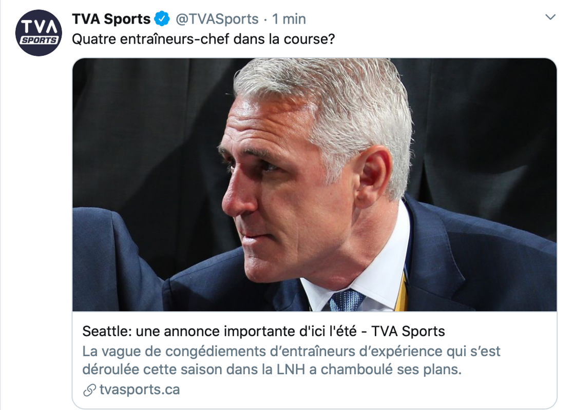 LA HONTE...TVA Sports suit le fil Twitter d'HOCKEY 30...