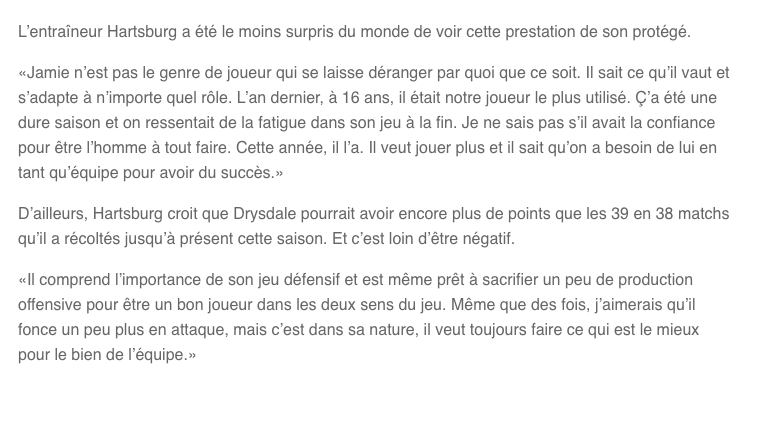 Le CH n'est pas seulement en train de perdre Alexis Lafrenière...