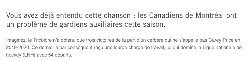 Le RETOUR de Jaroslav Halak à Montréal? OUIN...