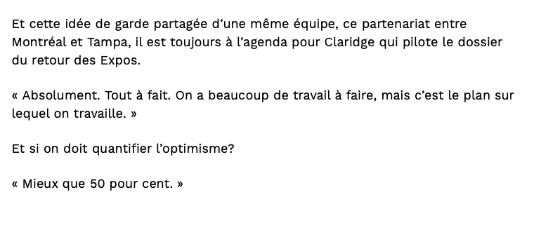 Le RETOUR des EXPOS...Revient dans l'actualité...