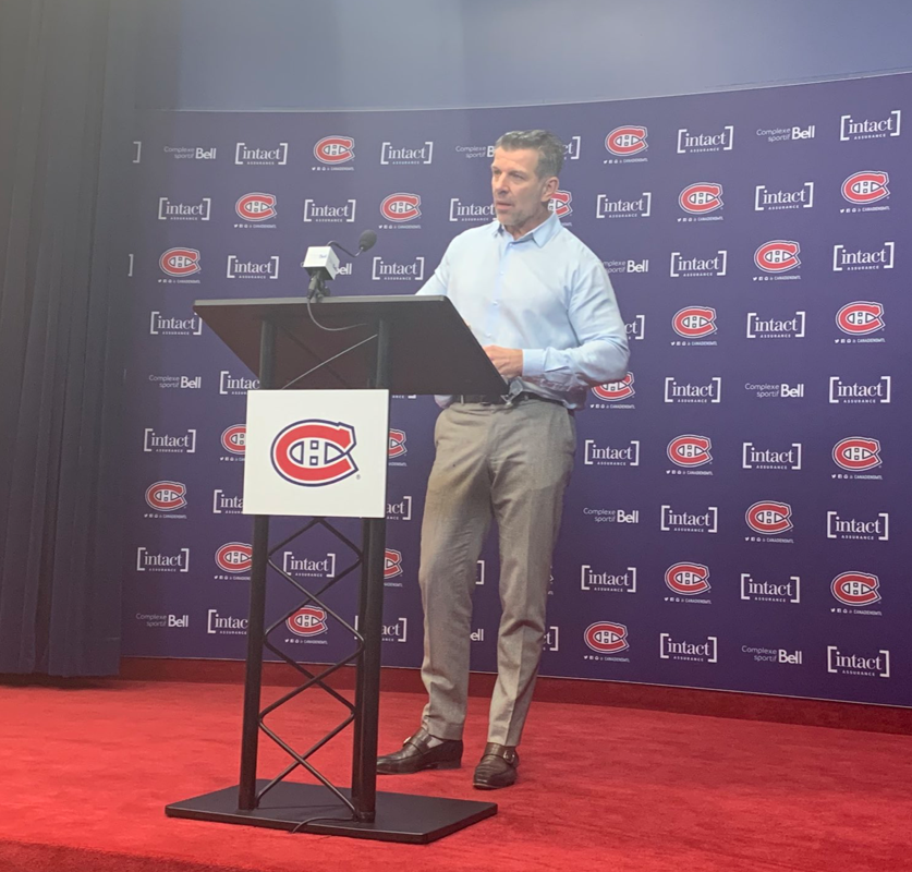 Marc Bergevin est tout fier d'accumuler ses choix...